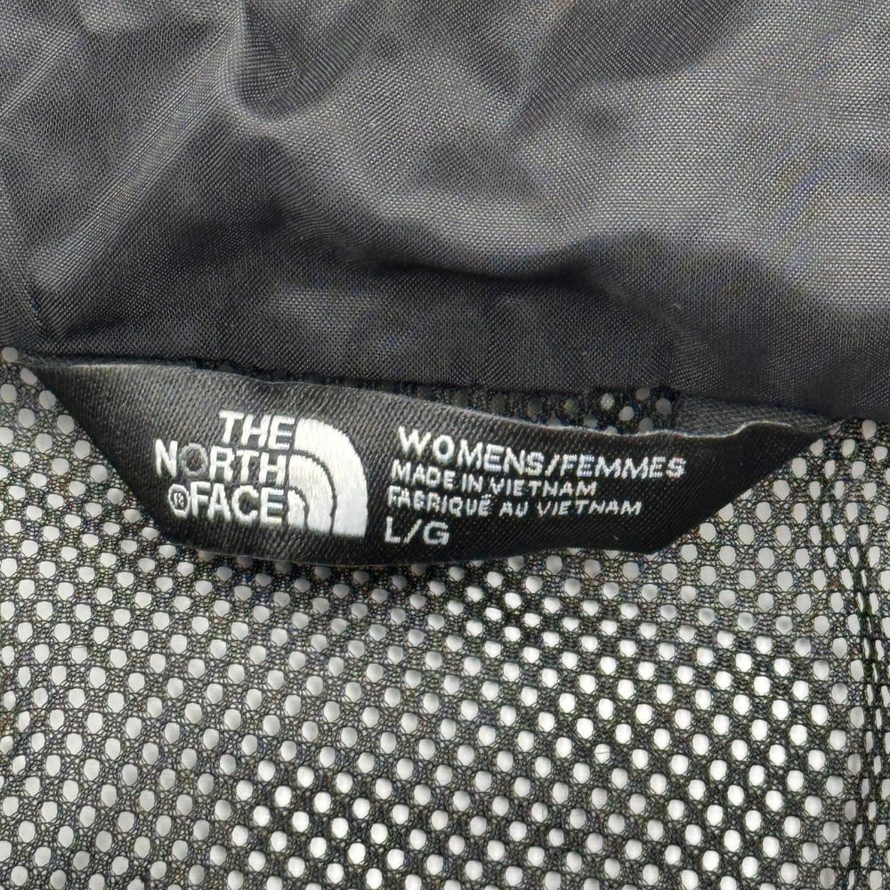 The North Face Jacket Women Large Black Dryvent Rain Lightweight Full Zip Coat - Picture 4 of 12